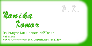 monika komor business card